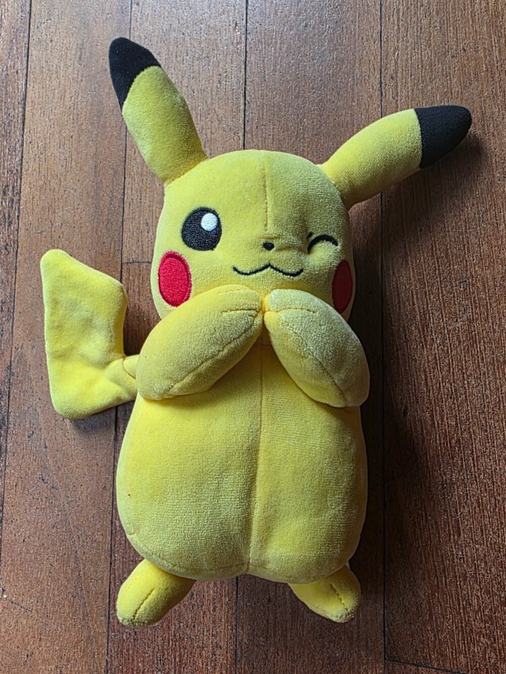 Pokemon Winking Pikachu Plushie Toy